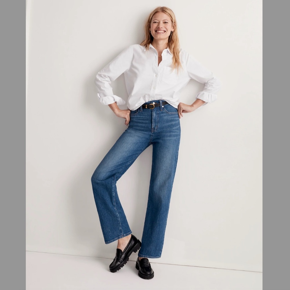 Madewell Vintage Wide-Leg Jeans 23 Leifland Wash